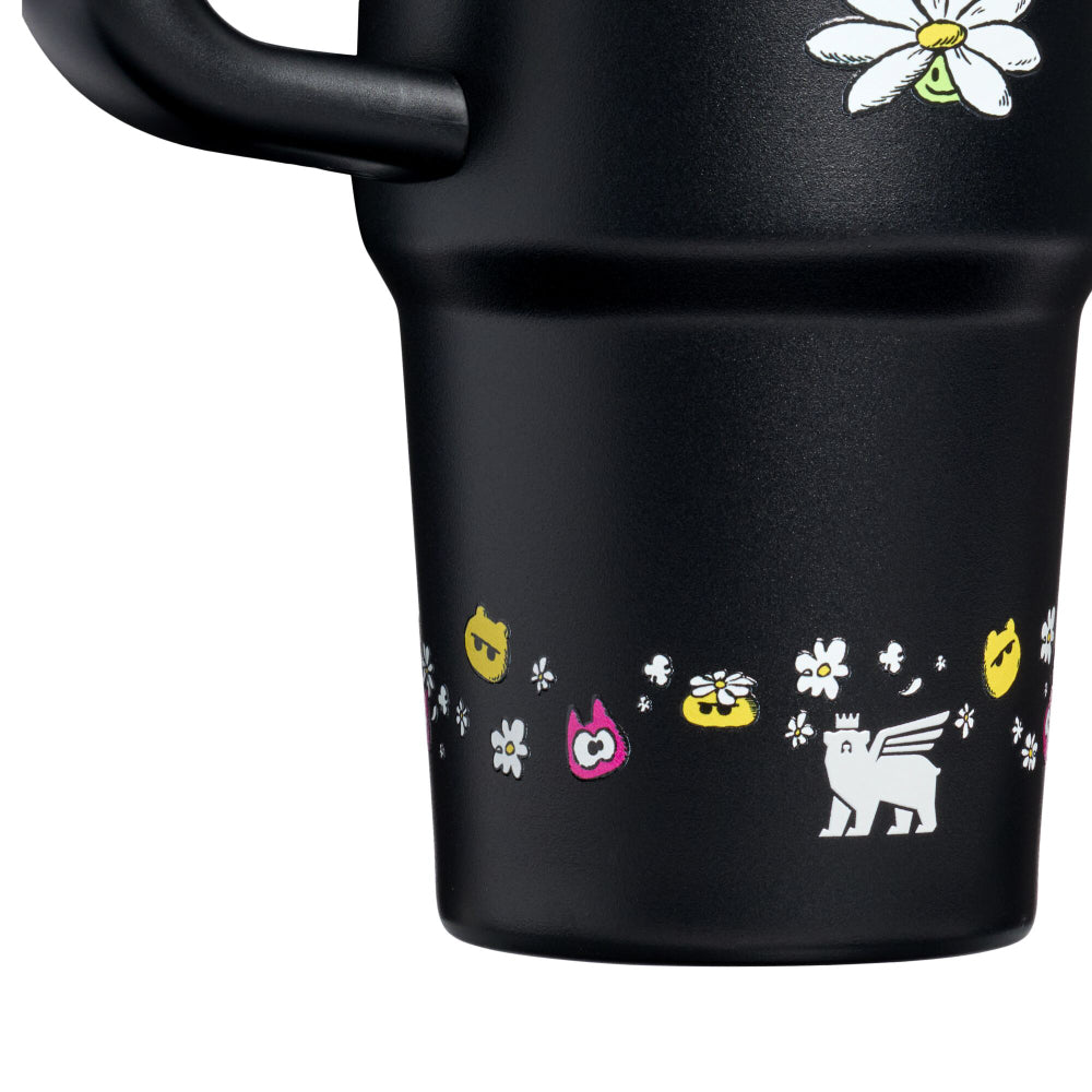 Stanley 1913 × ZO&FRIENDS Quencher Protour 防漏吸管隨手杯 | 0.88L | 淘趣黑