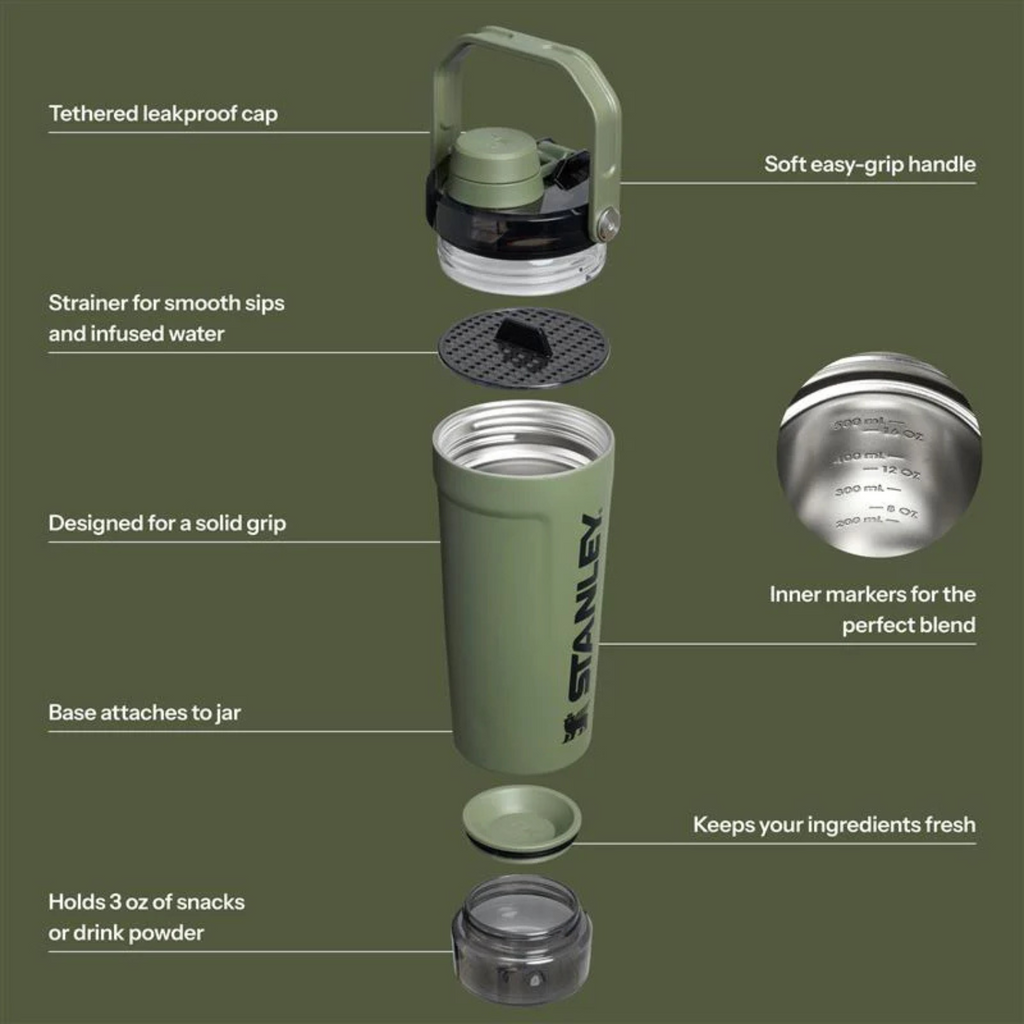 The Activate Shaker Bottle | 20 OZ - Dried Pine - Stanley AU