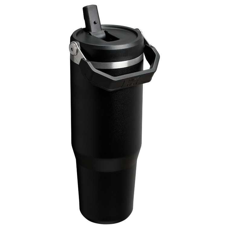 The IceFlow™ Flip Straw Tumbler 2.0 | 30 OZ - Black 2.0 - Stanley AU